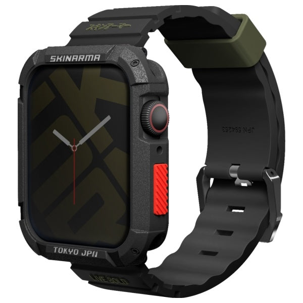 Каишка Skinarma Shokku Apple Watch 45/44/42mm, черна