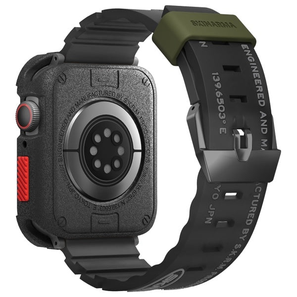 Каишка Skinarma Shokku Apple Watch 45/44/42mm, черна