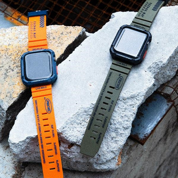 Каишка Skinarma Shokku Apple Watch 45/44/42mm, черна