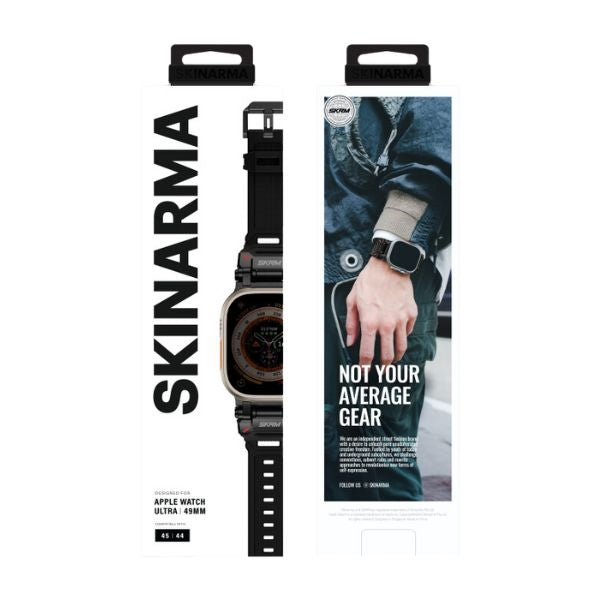 Каишка Skinarma Titon M0 M1 за Watch Ultra, черна