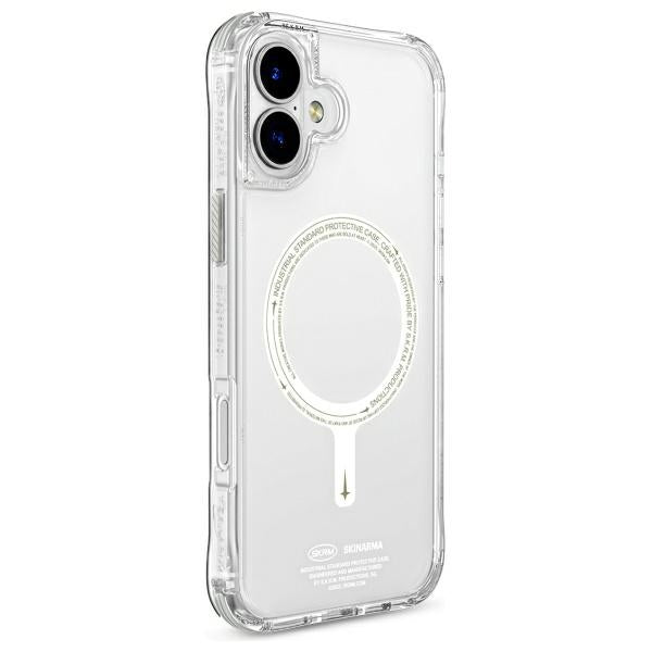 Силиконов калъф Skinarma Saido за iPhone 16 Plus 6.7" със магнитно зареждане, зелен (niteglow)