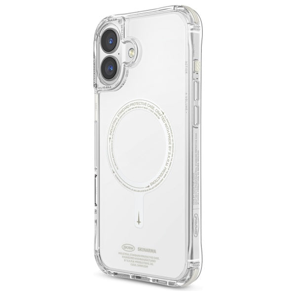Силиконов калъф Skinarma Saido за iPhone 16 Plus 6.7" със магнитно зареждане, зелен (niteglow)
