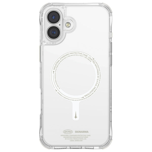 Силиконов калъф Skinarma Saido за iPhone 16 Plus 6.7" със магнитно зареждане, зелен (niteglow)