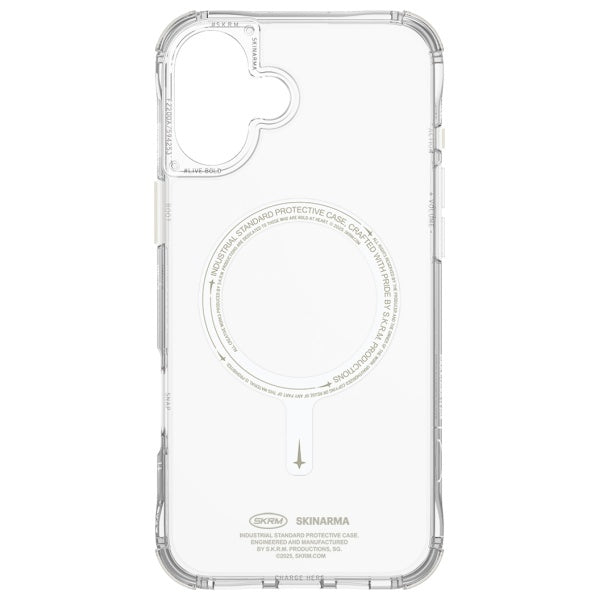 Силиконов калъф Skinarma Saido за iPhone 16 Plus 6.7" със магнитно зареждане, зелен (niteglow)