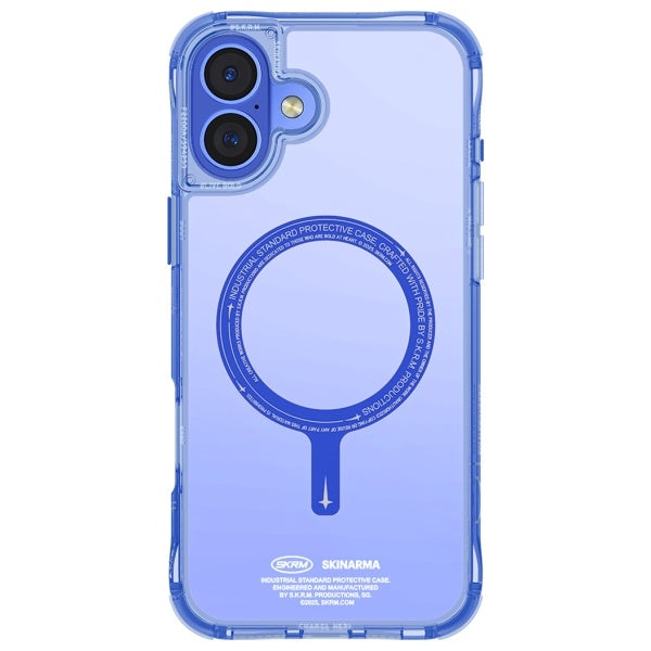 Калъф Skinarma Saido Magnetic Charging за iPhone 16 Plus 6.7", синьо