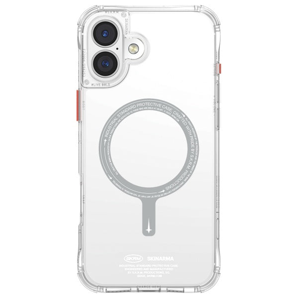 Калъф Skinarma Saido за iPhone 16 Plus 6.7" с магнитно зареждане, прозрачен
