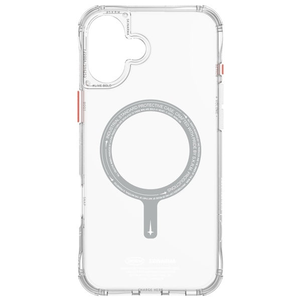 Калъф Skinarma Saido за iPhone 16 Plus 6.7" с магнитно зареждане, прозрачен