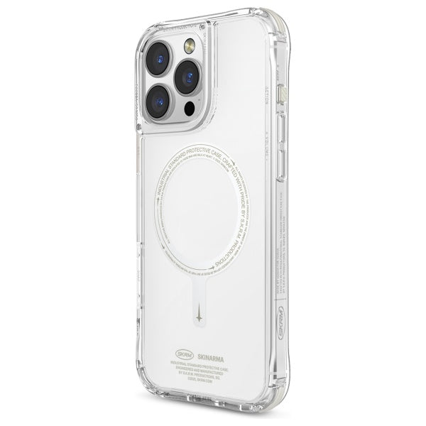 Калъф Skinarma Saido за iPhone 16 Pro 6.3" с магнитно зареждане, зелен (niteglow)