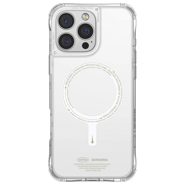 Калъф Skinarma Saido за iPhone 16 Pro 6.3" с магнитно зареждане, зелен (niteglow)