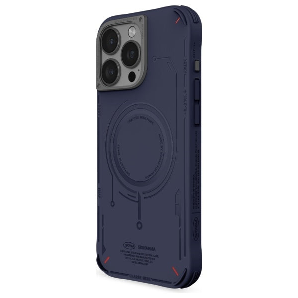 Калъф Skinarma Mecha с магнитно зареждане за iPhone 16 Pro Max 6.9", тъмносин