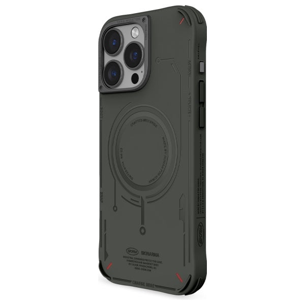 Калъф Skinarma Mecha Magnetic Charging за iPhone 16 Pro Max 6.9", маслинен