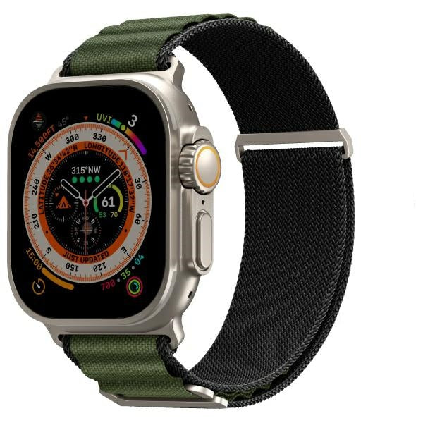 Каишка Skinarma Kobu Apple Watch Ultra 49/46/45/44mm, маслинена