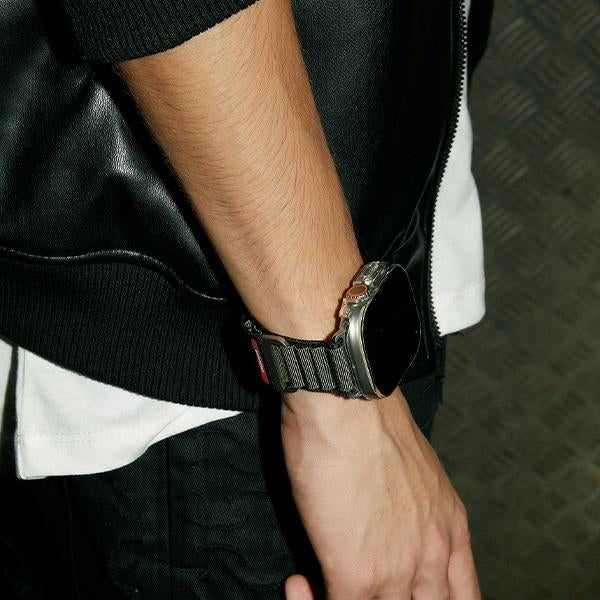 Каишка Skinarma Kobu Apple Watch Ultra 49/46/45/44mm, маслинена