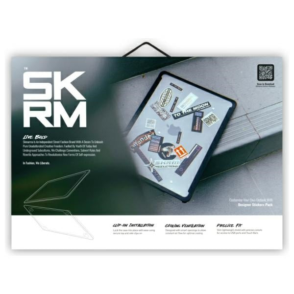 Калъф Skinarma Henko за MacBook Air 13" (2018-2020), прозрачен/frost