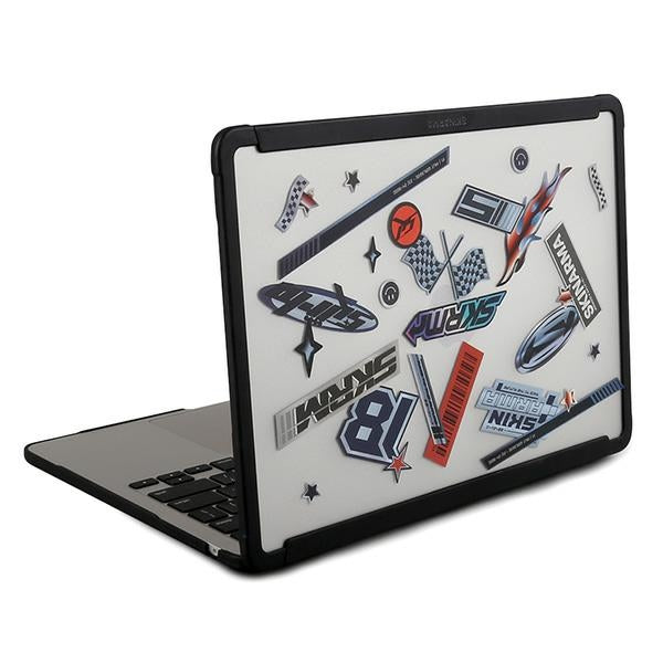 Калъф Skinarma Henko за MacBook Air 13" M2 2022 / M3 2024 / M4 2025 / M5 2026, прозрачен/матиран