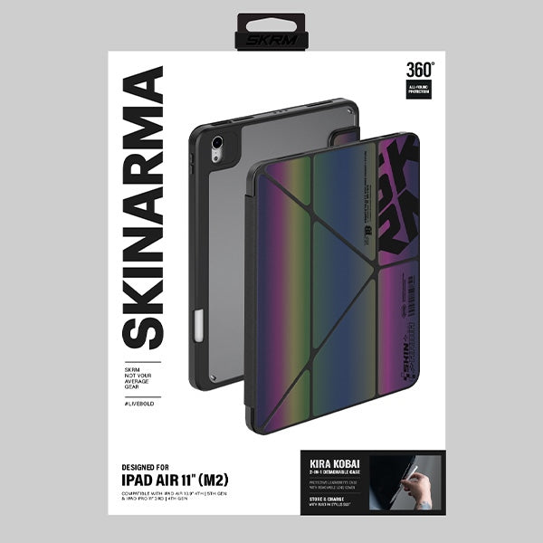 Калъф Skinarma Kira Kobai за iPad Air 11" M2 2024 / M3 2025 / M4 2026, холограм