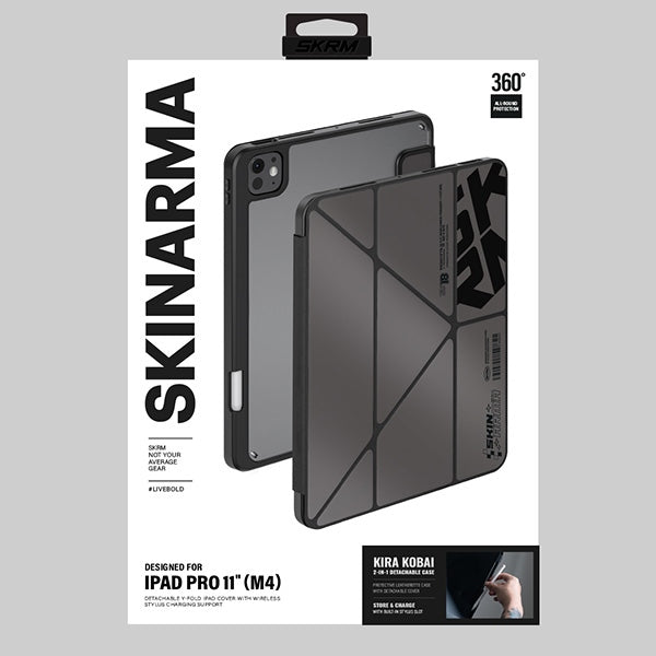 Калъф Skinarma Kira Kobai за iPad Pro 11" M4 2024 / M5 2025, gunmetal