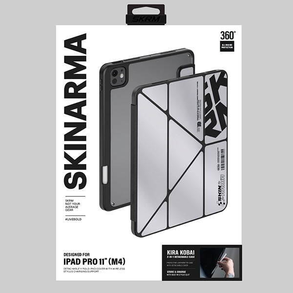 Калъф Skinarma Kira Kobai за iPad Pro 11" M4 2024 / M5 2025, хромиран