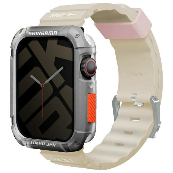 Каишка Skinarma Shokku M0 Watch 45/44 M1, бежова