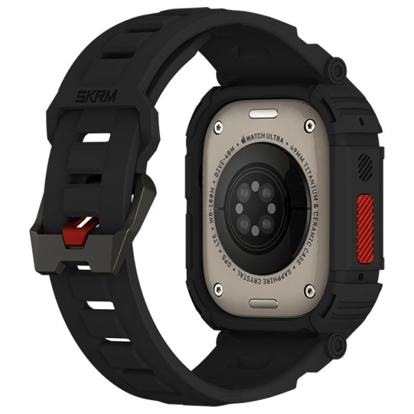 Skinarma Mecha каишка + калъф за Smartwatch, черна