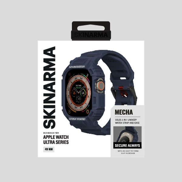 Каишка Skinarma Mecha 2in1 Apple Watch 49mm, тъмносиня
