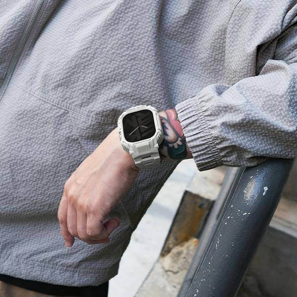Каишка Skinarma Mecha 2in1 Apple Watch 49mm, тъмносиня