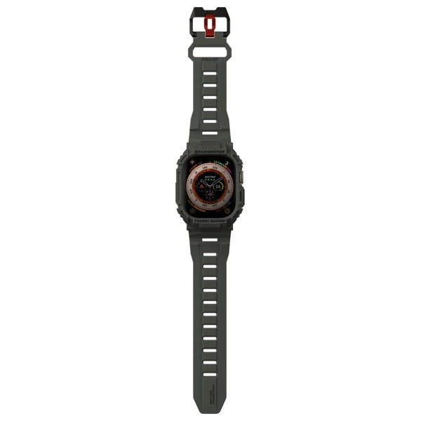 Каишка Skinarma Mecha 2in1 Apple Watch 49mm, маслинена