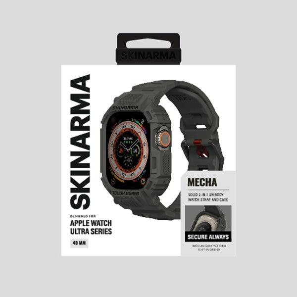 Каишка Skinarma Mecha 2in1 Apple Watch 49mm, маслинена