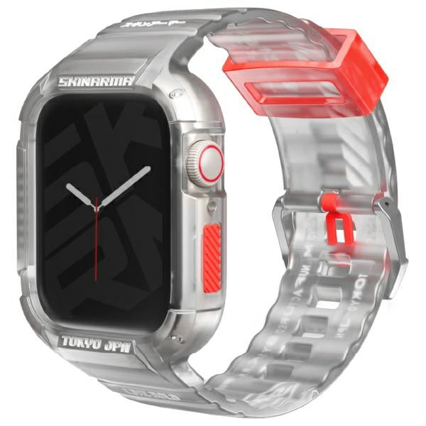Каишка Skinarma Saido за Smartwatch 45, прозрачна
