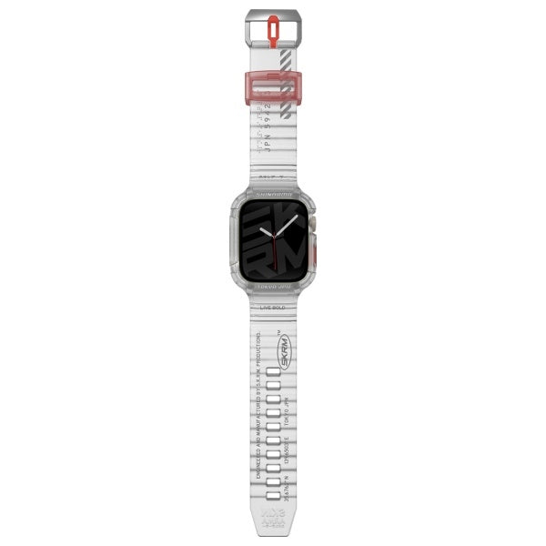 Каишка Skinarma Saido за Smartwatch 45, прозрачна