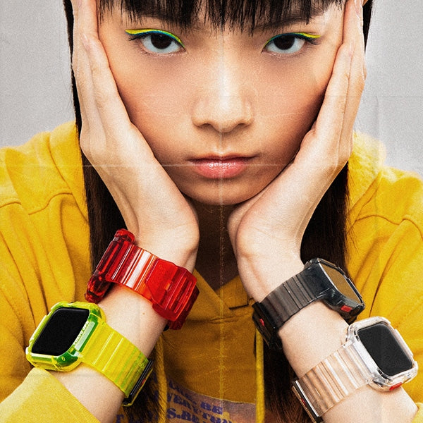 Каишка Skinarma Saido за Smartwatch 45, прозрачна