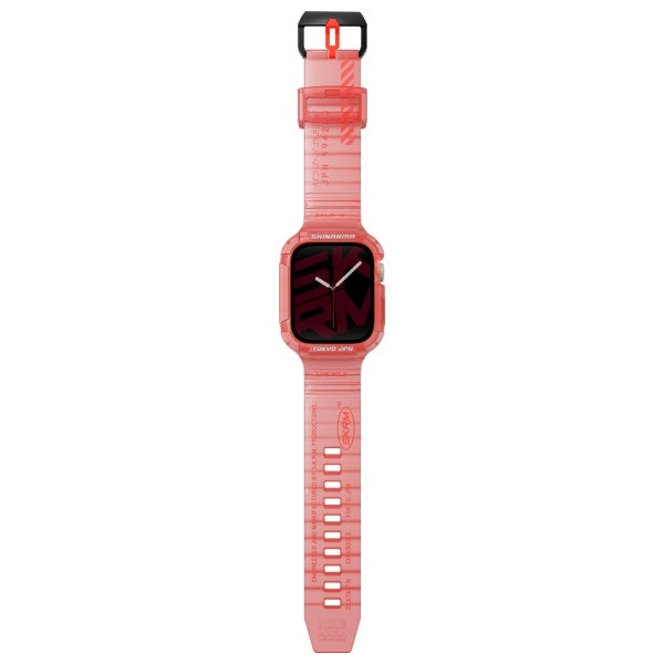Каишка Skinarma Saido 2in1 Apple за Watch 45/44mm, червена