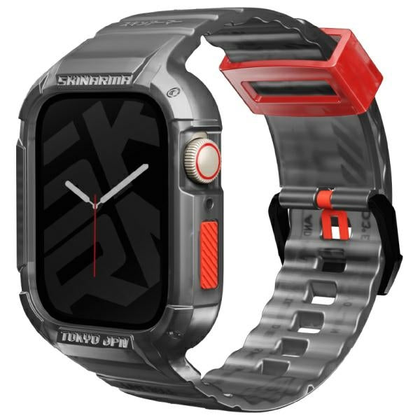 Каишка Skinarma Saido 2in1 Apple Watch 45/44mm, сива