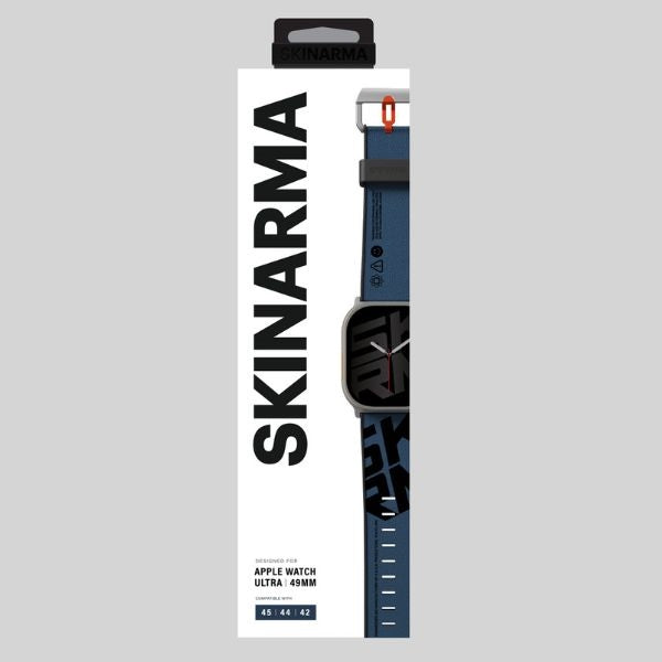 Каишка Skinarma Spunk M0 за Watch Ultra, синя