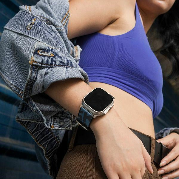 Каишка Skinarma Spunk M0 за Watch Ultra, синя