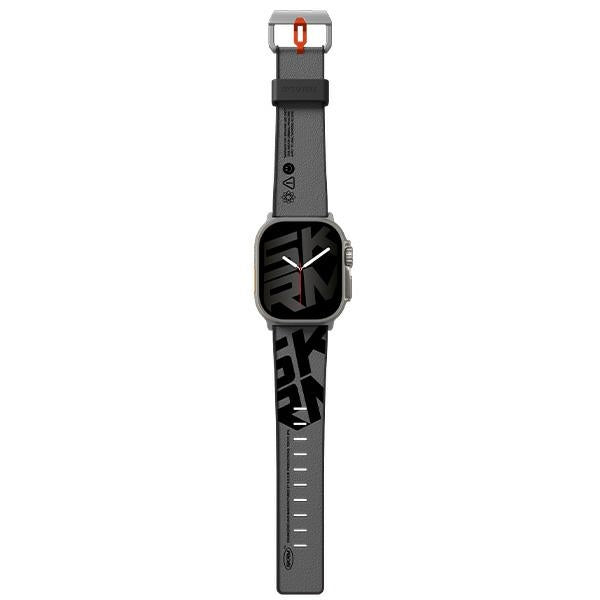 Каишка Skinarma Spunk Apple за Watch Ultra, зелена/pewter green