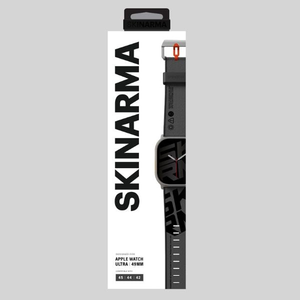 Каишка Skinarma Spunk Apple за Watch Ultra, зелена/pewter green