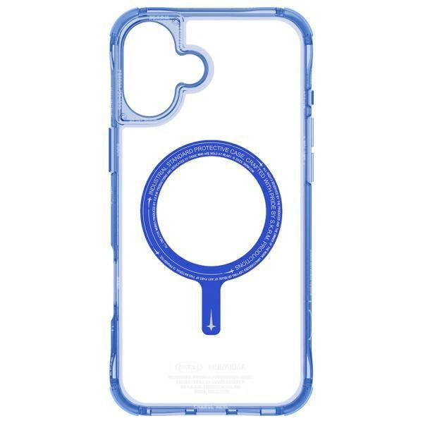 Калъф Skinarma Saido за iPhone 16 6.1" с магнитно зареждане, син
