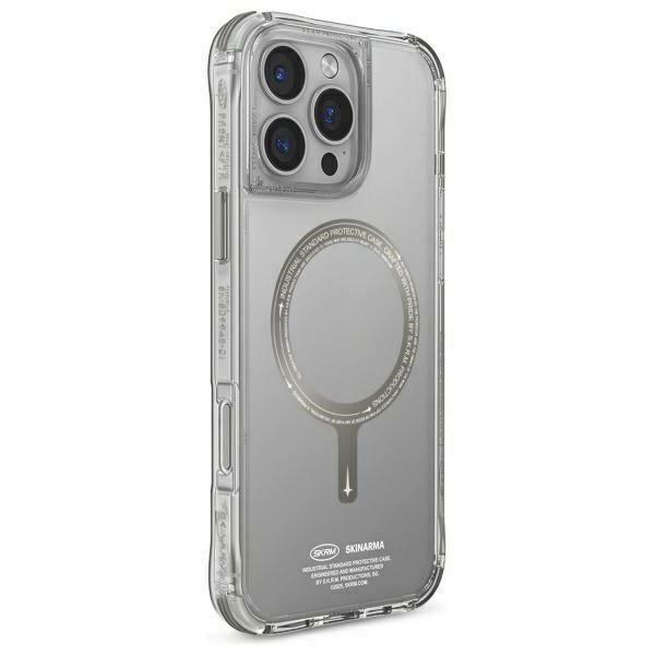 Калъф Skinarma Saido за iPhone 16 Pro 6.3" с магнитно зареждане, титаниев