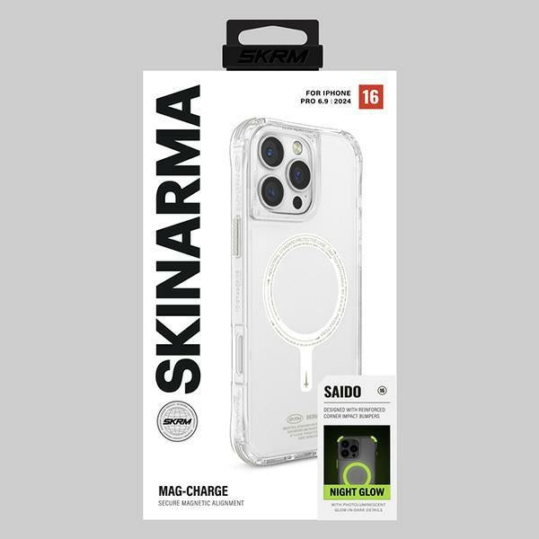 Калъф Skinarma Saido за iPhone 16 Pro Max 6.9" със магнитно зареждане, зелен