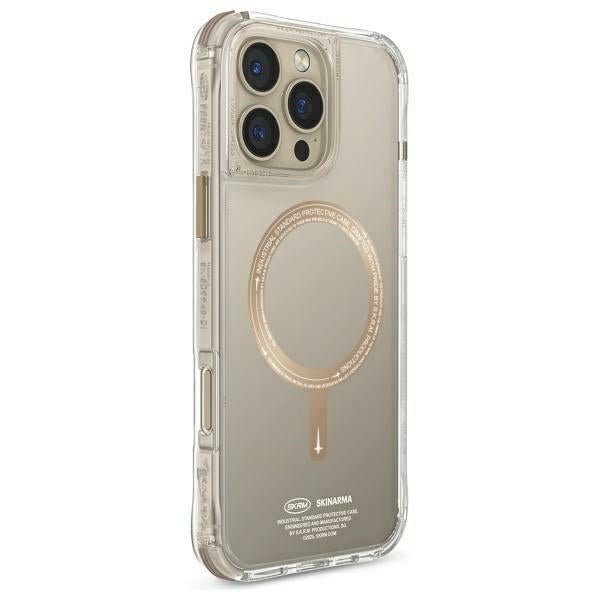 Калъф Skinarma Saido за iPhone 16 Pro Max 6.9" с магнитно зареждане, шампанския