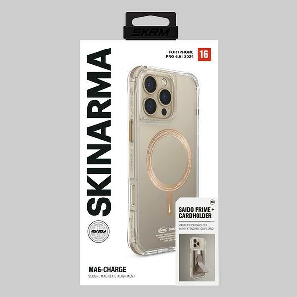 Калъф Skinarma Saido за iPhone 16 Pro Max 6.9" с магнитно зареждане, шампанския