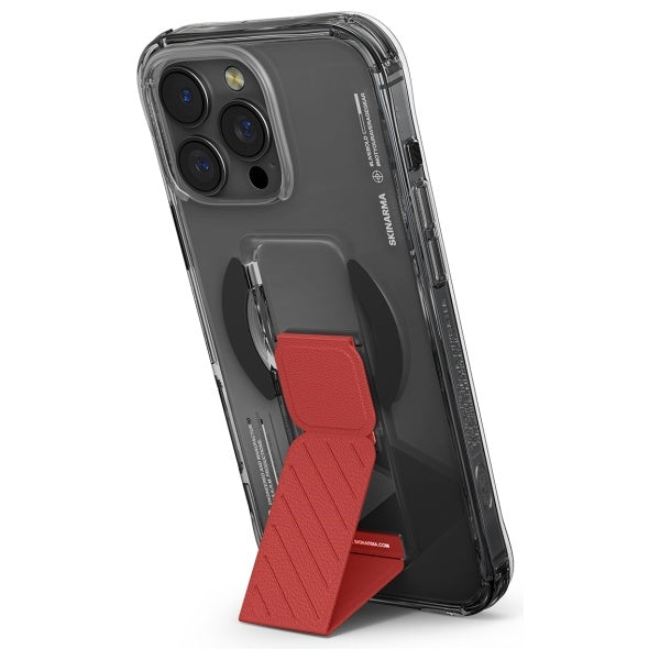 Калъф Skinarma Axon с магнитно зареждане + стойка за iPhone 16 Pro Max 6.9", черен