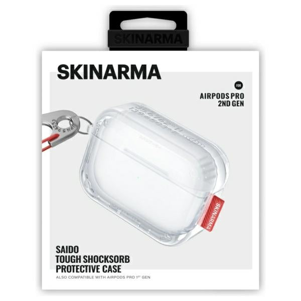Калъф Skinarma Saido за AirPods Pro 2, прозрачен