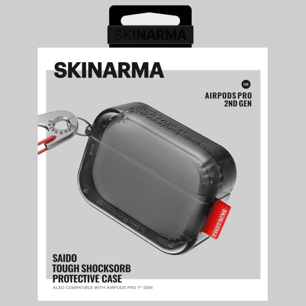Калъф Skinarma Saido за AirPods Pro 2, черен