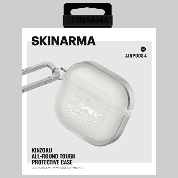 Калъф Skinarma Kinzoku за AirPods 4, frost