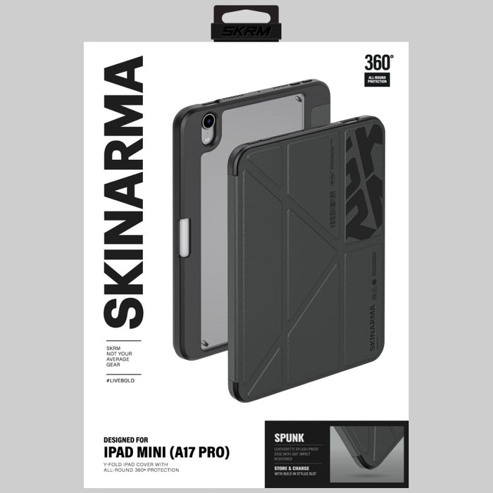 Калъф Skinarma Spunk Pewter за iPad mini 7 gen. (A17 Pro) 2024, зелен