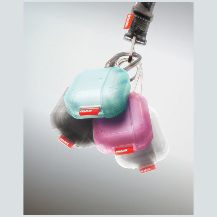 Калъф Skinarma Mecha CE за AirPods 4, фуксия