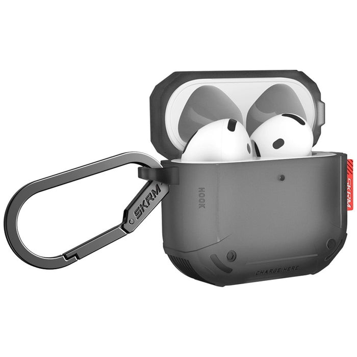 Калъф Skinarma Mecha CE за AirPods 4, дим