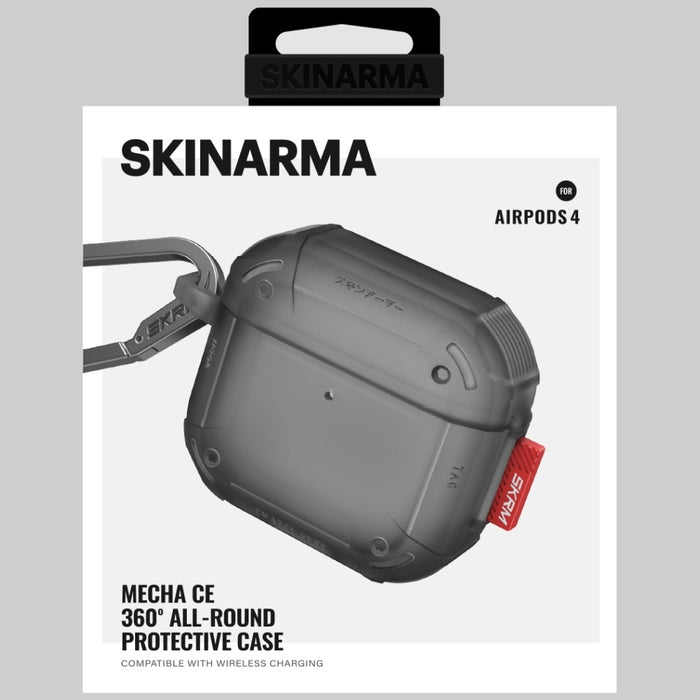 Калъф Skinarma Mecha CE за AirPods 4, дим